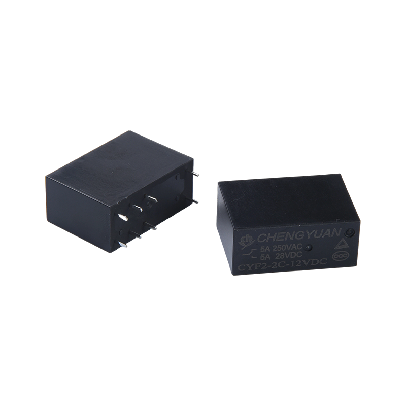 CYF2 relé, DPDT relé, JQX-14F, 5A 250 VAC relé, 8A relé, 8 PIN-es PCB 0,54 W relé.14F teljesítményrelé