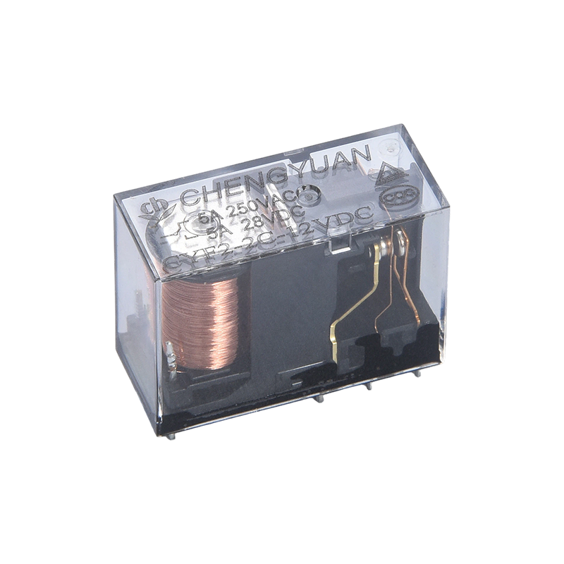 CYF2 relé, DPDT relé, JQX-14F, 5A 250 VAC relé, 8A relé, 8 PIN-es PCB 0,54 W relé.14F teljesítményrelé