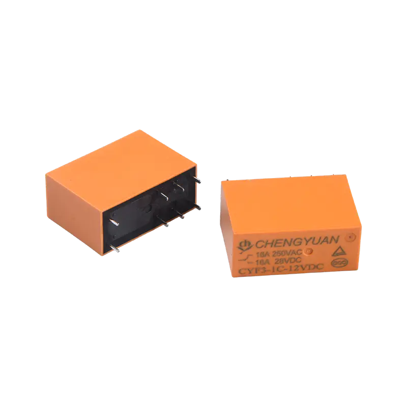 CYF3 relé,SPDT relé,JQX-14F,16A 250VAC relé,8PIN PCB 0,54W relé.14F teljesítményrelé