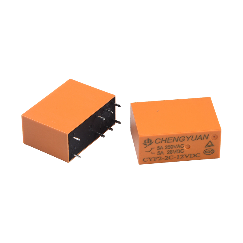 CYF2 relé, DPDT relé, JQX-14F, 5A 250 VAC relé, 8A relé, 8 PIN-es PCB 0,54 W relé.14F teljesítményrelé