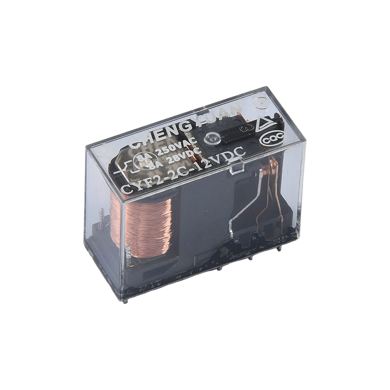 CYF2 relé, DPDT relé, JQX-14F, 5A 250 VAC relé, 8A relé, 8 PIN-es PCB 0,54 W relé.14F teljesítményrelé