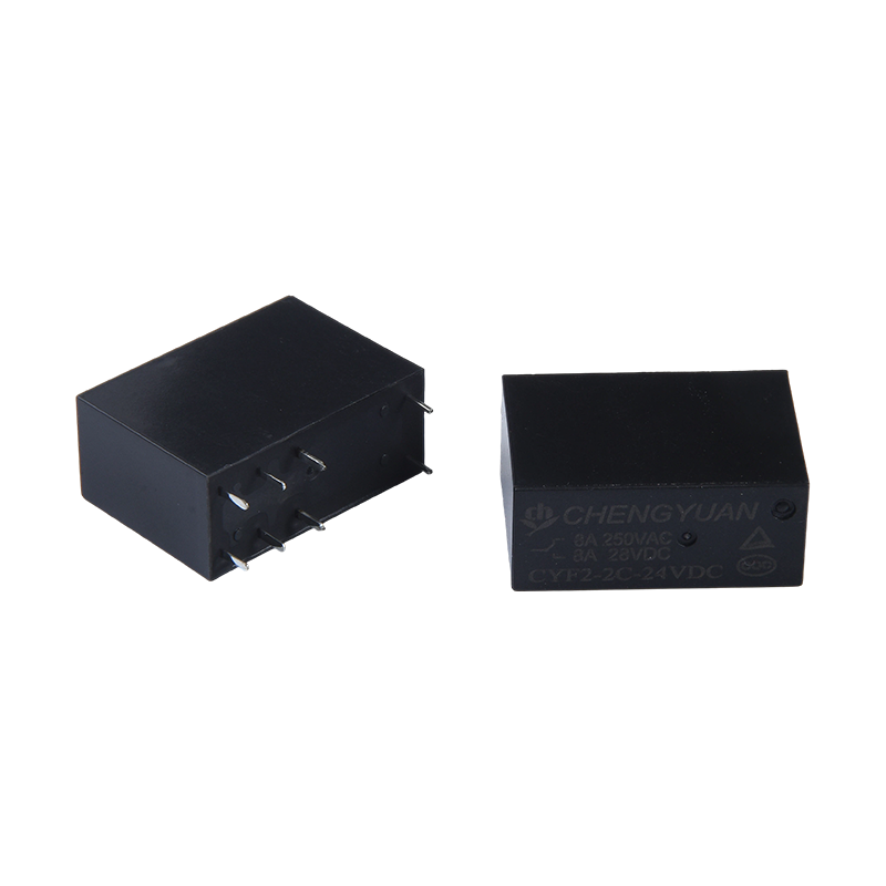CYF2 relé, DPDT relé, JQX-14F, 5A 250 VAC relé, 8A relé, 8 PIN-es PCB 0,54 W relé.14F teljesítményrelé