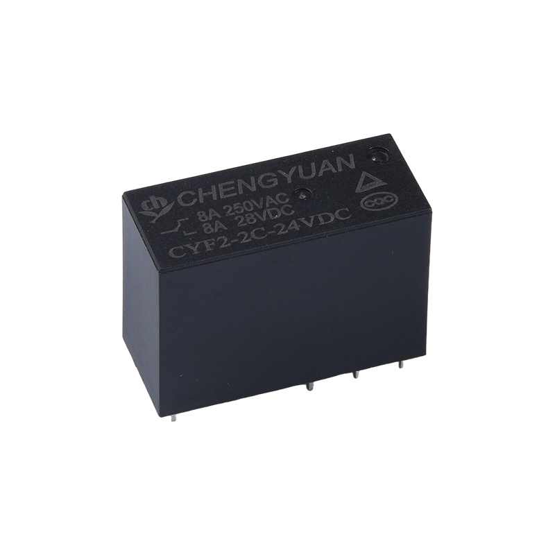 CYF2 relé, DPDT relé, JQX-14F, 5A 250 VAC relé, 8A relé, 8 PIN-es PCB 0,54 W relé.14F teljesítményrelé