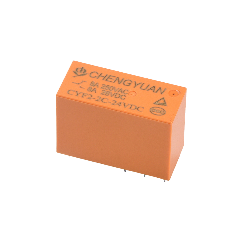 CYF2 relé, DPDT relé, JQX-14F, 5A 250 VAC relé, 8A relé, 8 PIN-es PCB 0,54 W relé.14F teljesítményrelé