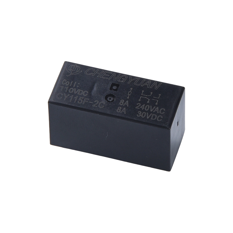 CY115F2 relé, DPDT PCB relé, JQX-115F, 8A 0,4 W 8PIN relé, NYÁK 2C relé.115F teljesítményrelé
