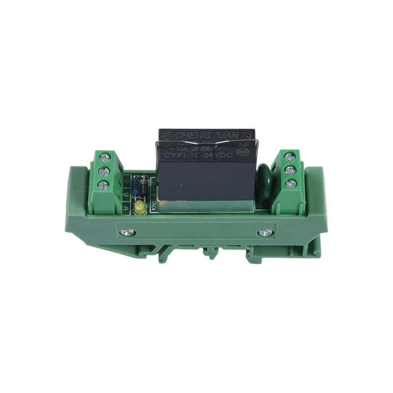 MCYF1 relémodul, 14F sínes relémodul, 14F 10A ipari csatlakozómodul.