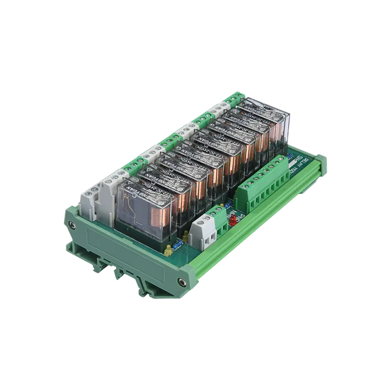 MCYF2 relémodul, 14F sínes relémodul, 14F 5A 8A ipari csatlakozómodul.