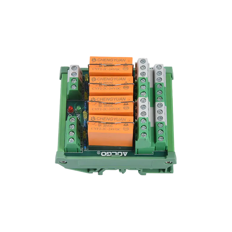 MCYF3 relémodul, 14F sínes relémodul, 14F 16A ipari csatlakozómodul.