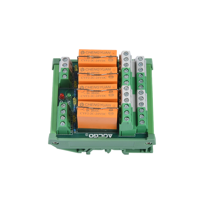 MCYF2 relémodul, 14F sínes relémodul, 14F 5A 8A ipari csatlakozómodul.