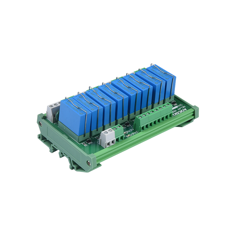 MCYF1 relémodul, 14F sínes relémodul, 14F 10A ipari csatlakozómodul.