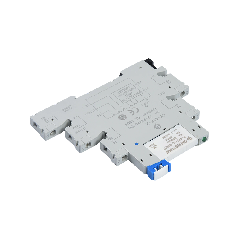 M41F relémodul, 41F sínes relémodul, 41F vékony relémodul védőáramkör 6A.